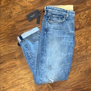 NWT Rag & Bone Mid Rise Boyfriend Jeans